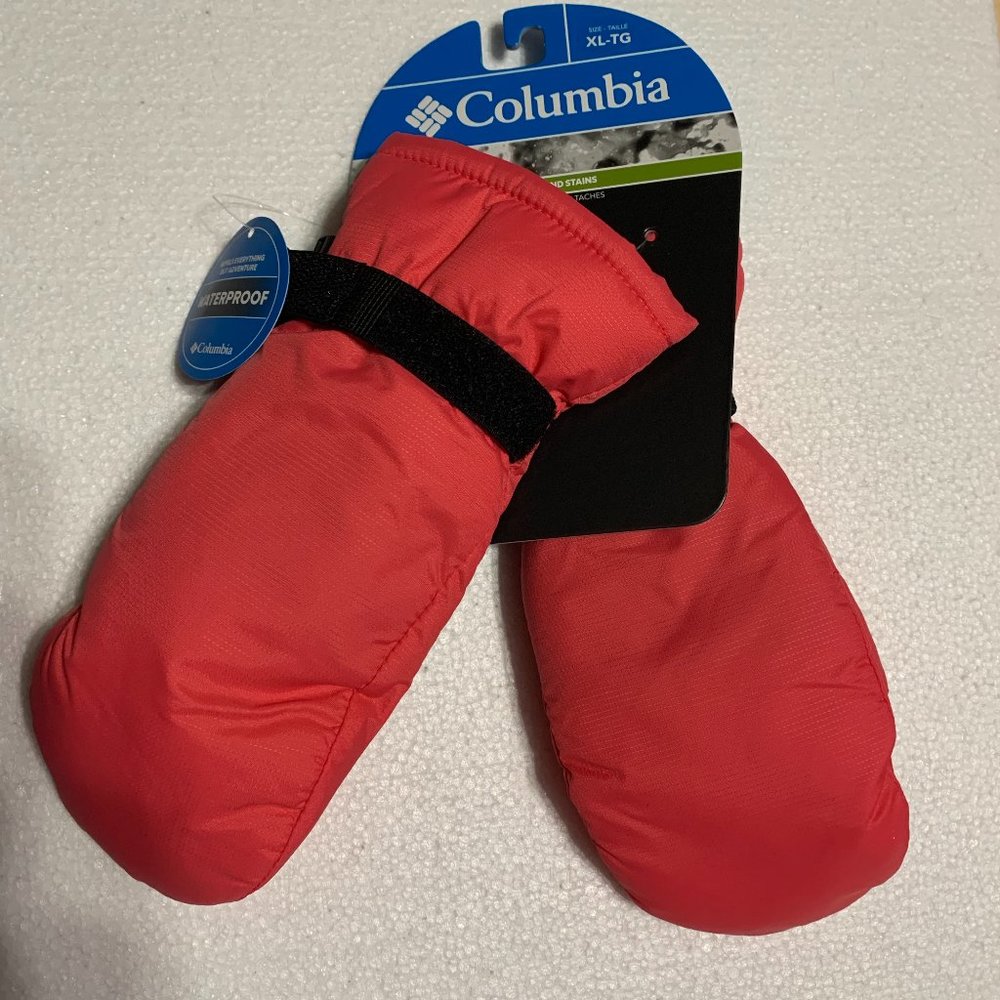 Columbia Pink Youth XL Mittens